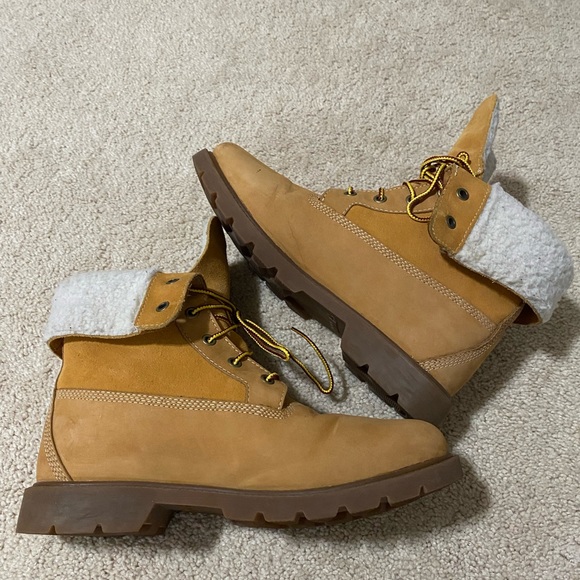 Timberland fleece fold down boots - Picture 6 of 10